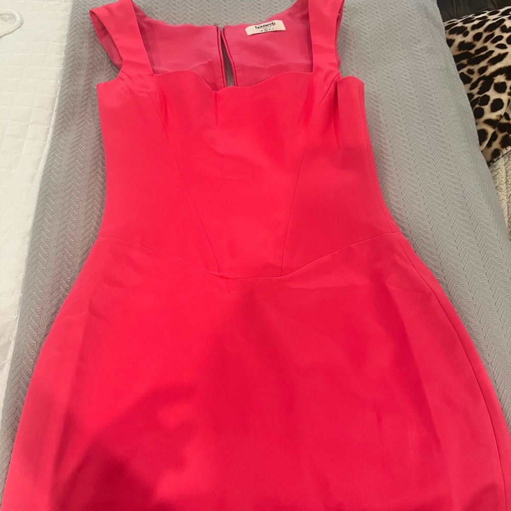 Hot pink house of CB dress . Size small